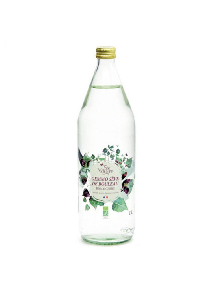 Sève de Bouleau Cassis Bio - Vitalité et Bien-être 1 Litre - Fée Nature