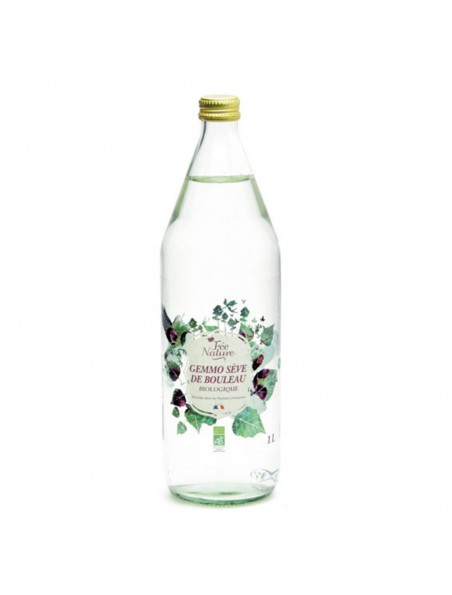 Sève de Bouleau Cassis Bio - Vitalité et Bien-être 1 Litre - Fée Nature Sève de Bouleau Cassis Bio - Vitalité et Bien-être 1 Litre - Fée Nature