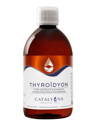 Image de Thyroïdyon - Oligo-éléments 500 ml - Catalyons via Vit'all+ - Kelp Varech Bio - Iode - 150 gélules végétales