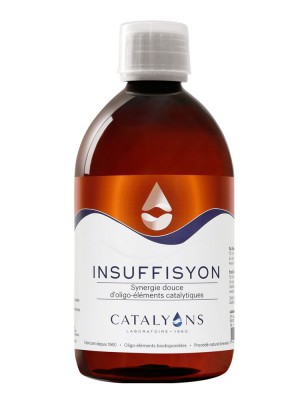 Image de Insuffisyon - Cuivre, Zinc, Magnésium, Manganèse 500 ml - Catalyons via Citrate de Magnésium 90 caps - Solaray