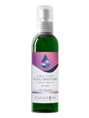 Image de Eau Vive for mature skin with Chlorophyll - Regenerating action 150 ml - Catalyons depuis Geranium and its regenerating and detoxifying active ingredients