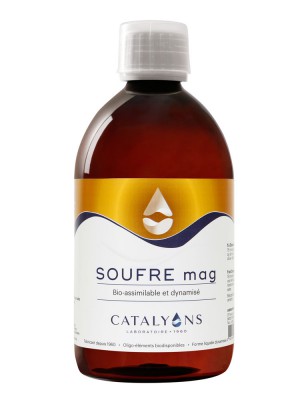 Image de Soufre mag - Articulations et voies respiratoires 500 ml - Catalyons depuis Résultats de recherche pour "catalyons cosmetique"