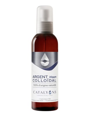 Image de Colloidal Silver - 150 ml Spray - Catalyons depuis Colloidal silver relieves and disinfects your skin