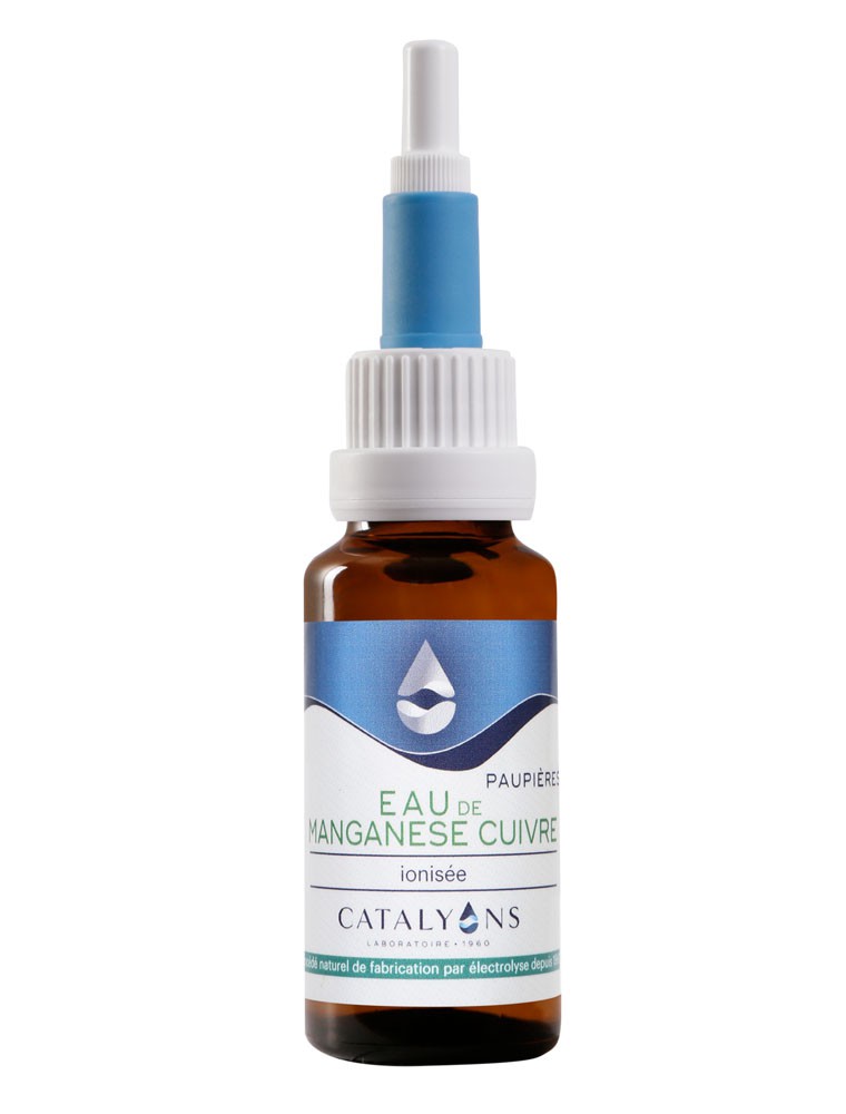 Eau de Manganèse-Cuivre - Soin des paupières 20 ml - Catalyons Eau de Manganèse-Cuivre - Soin des paupières 20 ml - Catalyons