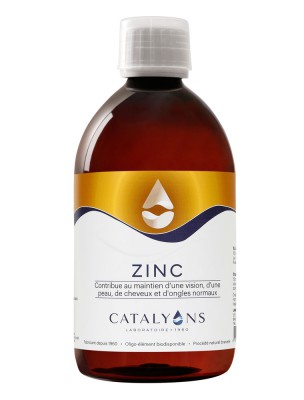Image de Zinc - Skin and Metabolism Trace Element 500 ml Catalyons depuis Zinc, a trace element with multiple benefits