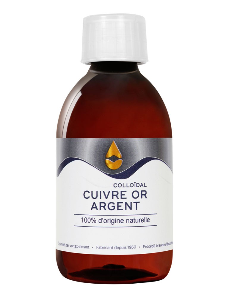 Cuivre, Or et Argent - Oligo-éléments 150 ml - Catalyons