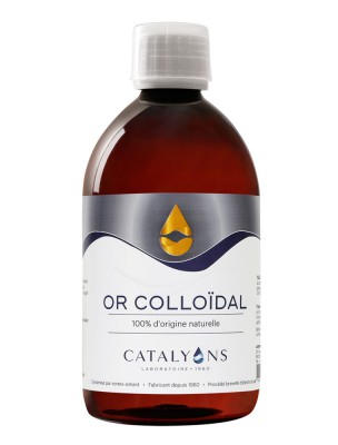 Or colloïdal - Oligo-élément 500 ml - Catalyons