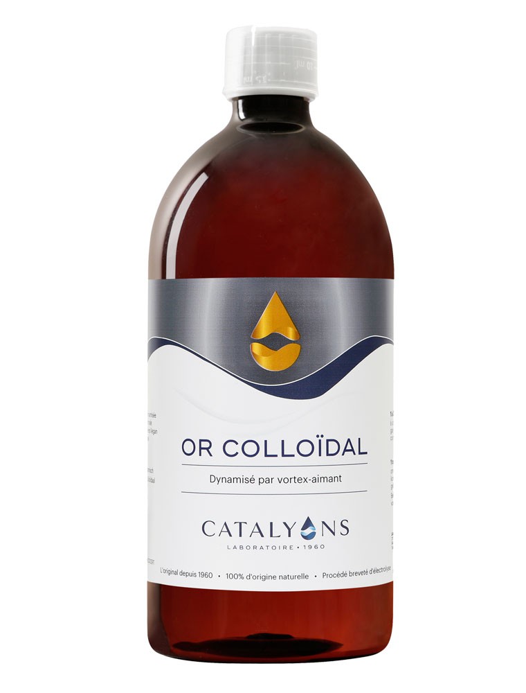 Or colloïdal - Oligo-élément 1000 ml - Catalyons