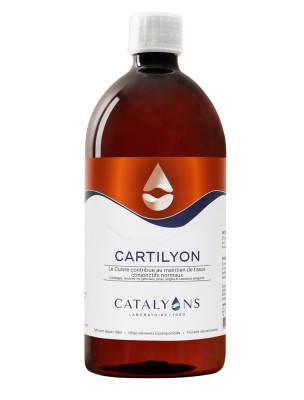 Image de Cartilyon - Cartilages et Tissus conjonctifs Oligo-éléments 1000 ml - Catalyons via Feryon - Carence en Fer 1000 ml - Catalyons