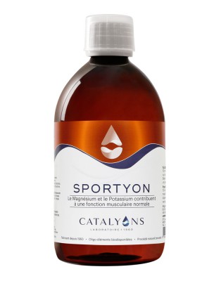 Image de Sportyon - Muscle function Trace elements 500 ml - Catalyons via Buy Sportisève Organic - Muscles 250 ml -