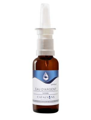 Image de Colloidal Silver Water - Nasal Spray 30 ml - Catalyons depuis Colloidal silver relieves and disinfects your skin