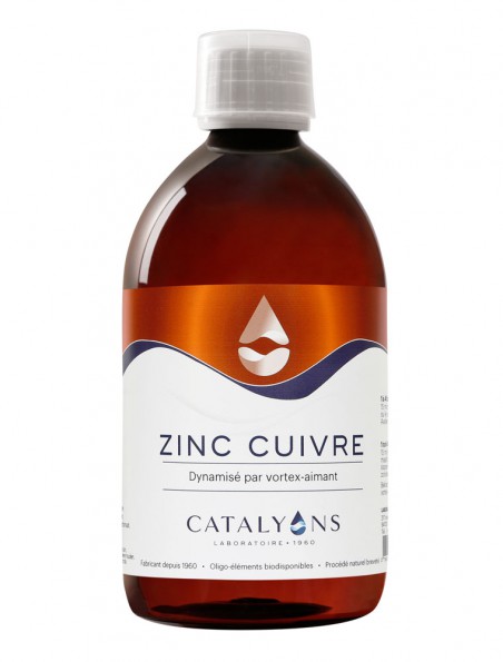 Image principale de Zinc et Cuivre - Oligo-éléments 500 ml - Catalyons