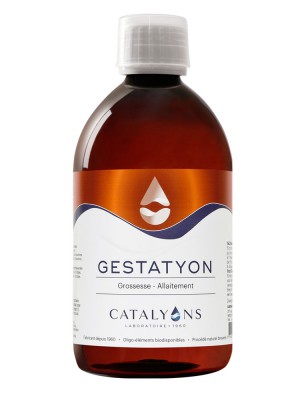 Image de Gestatyon - Pregnancy and Breastfeeding 500 ml - Catalyons via Elixir Couvain Bio - Family harmony, childbirth 5 ml