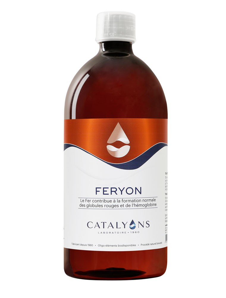 Feryon - Carence en Fer Oligo-élément 1000 ml - Catalyons