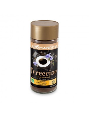 Image de Cereccino Classique Bio - Substitut de café 100 g - Aromandise via Carafe à Thé glacé 2 litres avec filtre