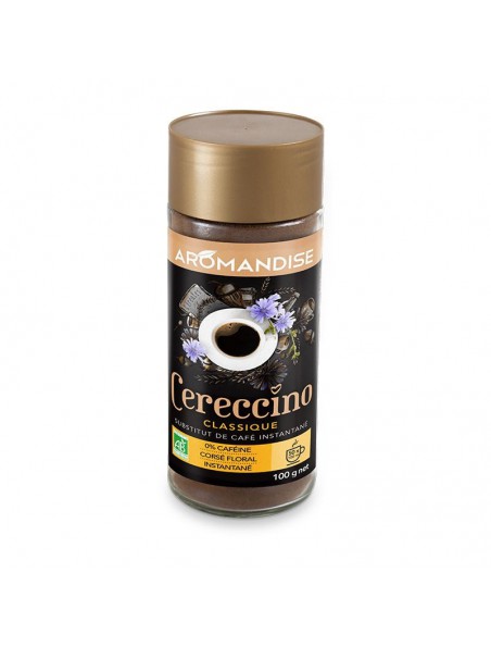 Achetez Cereccino Classique Bio - Substitut de café 100 g - Aromandise à l'herboristerie Louis Image principale de Cereccino Classique Bio - Substitut de café 100 g - Aromandise