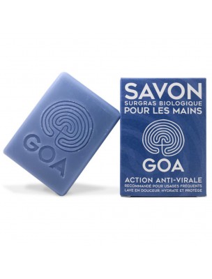 Image de Goa Bio - Savon pour les mains Action anti-virale 150 g - Gaiia via Savon de Marseille Le 1688 - Gaiia - Saponification à froid