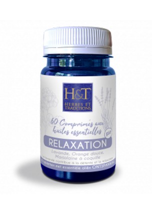 Image de Comprimés aux huiles essentielles Bio - Relaxation 60 comprimés - Herbes et Traditions via Roller sommeil Aromanoctis Bio - Pranarôm