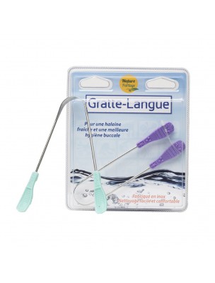 Image de Gratte Langue - Haleine et Hygiène buccale - Nature et Partage depuis Accessoires 0 déchets - pour une consommation responsable