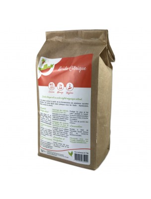 Image de Acide Citrique - Produit Ménager et alimentaire Naturel 1Kg - Eco-Conseils via Livres cuisine cristaux huiles essentielles Aromandise