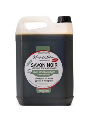 Image de Savon Noir Hypoallergénique Olive Bio - Nettoyant Soin Multi-usages 5 Litres - Rampal Latour depuis Savons naturels et bio pour prendre soin de votre peau - Phyto&Herb