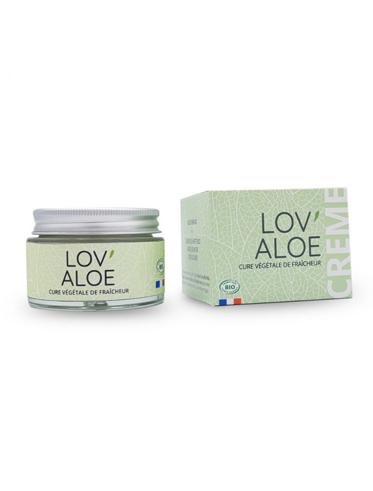 Image principale de la modale pour Lov'Aloe Bio - Crème Visage Fraîcheur 50 ml - Propos Nature