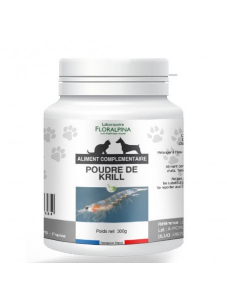 Image principale de Poudre de Krill - Articulations et Immunité Chiens et Chats 100g - Floralpina