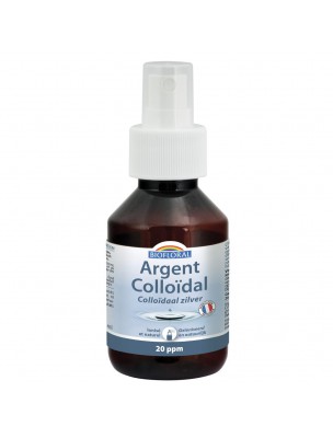 Image de Colloidal Silver 20 ppm - Antiseptic properties Spray 100 ml - Biofloral depuis Buy the products Biofloral at the herbalist's shop Louis