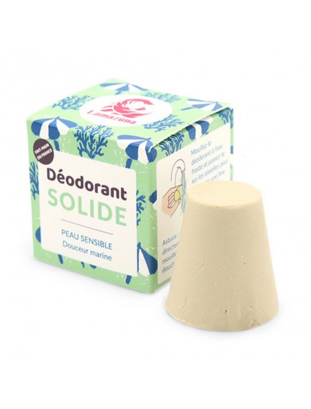 Image principale de Déodorant solide Vegan sans aluminium - Douceur Marine 30ml - Lamazuna