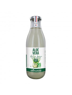 Image de Aloe vera Bio - Drinking gel with lime taste 1 Litre - Aromandise depuis Buy the products Aromandise at the herbalist's shop Louis