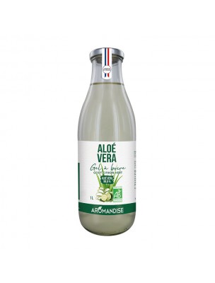 Image de Aloe vera Bio - Gel à boire goût Citron vert 1 Litre - Aromandise depuis Aloe Vera : produits de phytothérapie et d'herboristerie en ligne