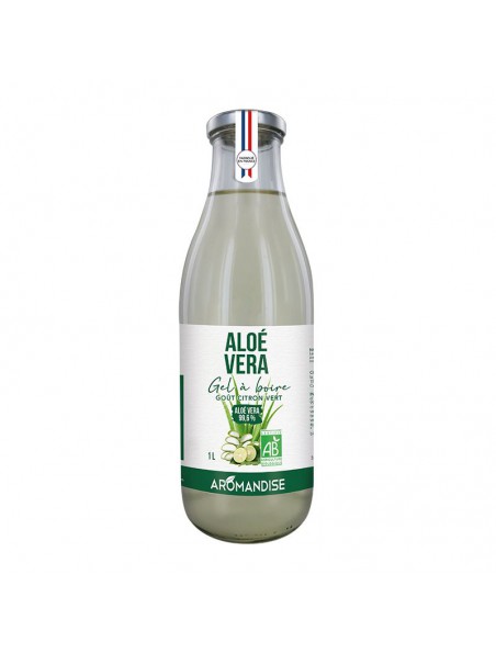 Image principale de Aloe vera Bio - Gel à boire goût Citron vert 1 Litre - Aromandise