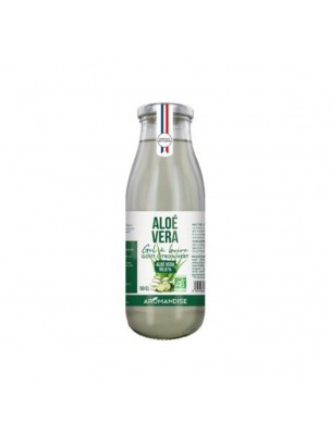 Image de Aloe vera Bio - Gel à boire goût Citron vert 500 ml - Aromandise depuis Aloe Vera : produits de phytothérapie et d'herboristerie en ligne