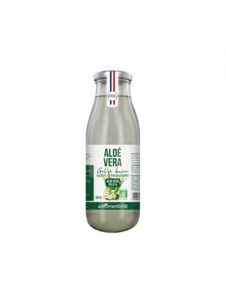 Image principale de la modale pour Aloe vera Bio - Gel à boire goût Citron vert 500 ml - Aromandise