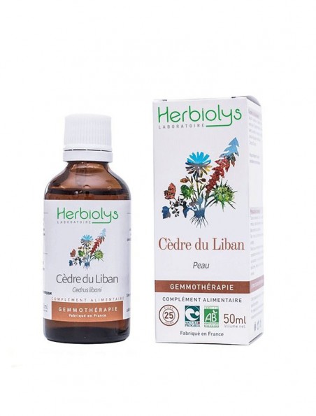 Image principale de Cèdre du Liban Macérât de bourgeon Bio - Peau 50 ml - Herbiolys