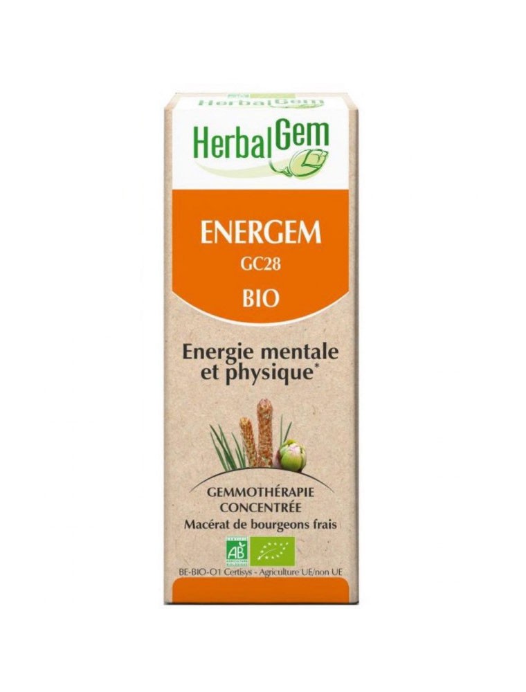 Image principale de la modale pour EnerGEM GC28 Bio - Energie mentale et physique 30 ml - Herbalgem