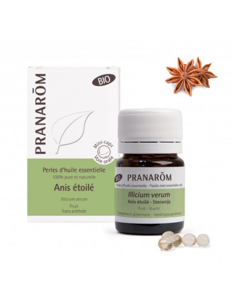 Anis étoilé Bio - Perles d'huiles essentielles - Pranarôm Anis étoilé Bio - Perles d'huiles essentielles - Pranarôm