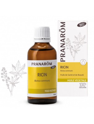 Image de Ricin Bio - Huile végétale de Ricinus communis 50 ml - Pranarôm via Coco Bio - Huile végétale de Coco nucifera - Pranarom