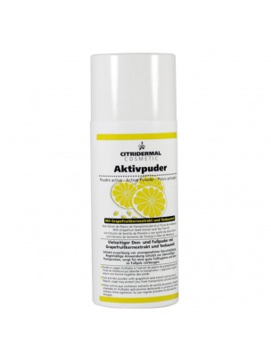 Image de Aktivpuder - Talc au Pamplemousse 100g - Citridermal via Shampoing Douche Hair and Body - Citridermal