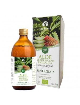 Image de Aloé arborescens Bio sans alcool - 500 ml - Teo Natura depuis Achetez les produits Teo Natura à l'herboristerie Louis