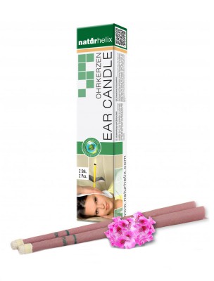 Image de Bougies auriculaires - Géranium 2 pièces - Naturhelix depuis Bougies auriculaires odorantes pour les adultes et les enfants