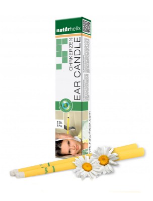 Image de Bougies auriculaires - Camomille 2 pièces - Naturhelix depuis Bougies auriculaires odorantes pour les adultes et les enfants