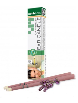 Image de Ear candles - Lavender 2 pieces - Naturhelix depuis Scented Earcandles for adults and children