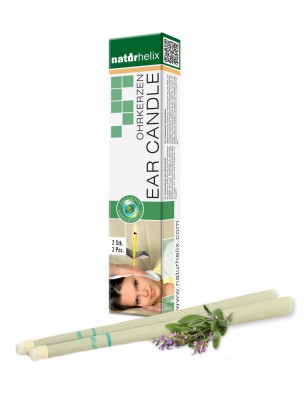 Image de Bougies auriculaires - Sauge muscat 2 pièces - Naturhelix depuis Bougies auriculaires odorantes pour les adultes et les enfants
