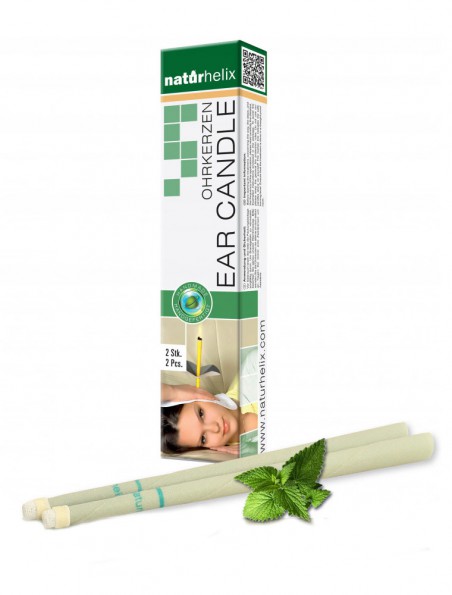 Bougies auriculaires - Menthe Poivrée 2 pièces - Naturhelix Bougies auriculaires - Menthe Poivrée 2 pièces - Naturhelix