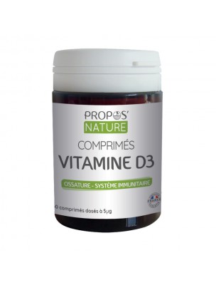 Image de Vitamine D3 - Ossature et Immunité 60 comprimés - Propos Nature depuis Gamme de complexes apportant la vitamine D