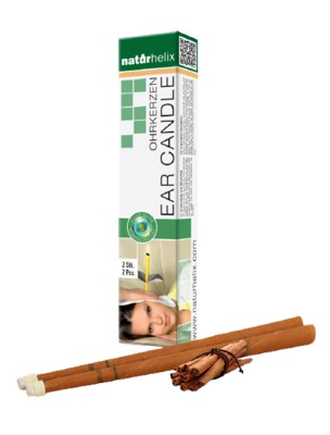 Image de Bougies auriculaires - Cannelle 2 pièces - Naturhelix depuis Bougies auriculaires odorantes pour les adultes et les enfants