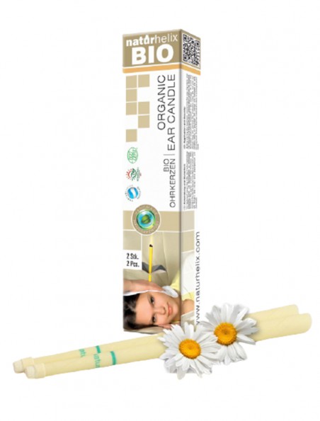 Bougies auriculaires - Organic Camomille 2 pièces - Naturhelix Bougies auriculaires - Organic Camomille 2 pièces - Naturhelix