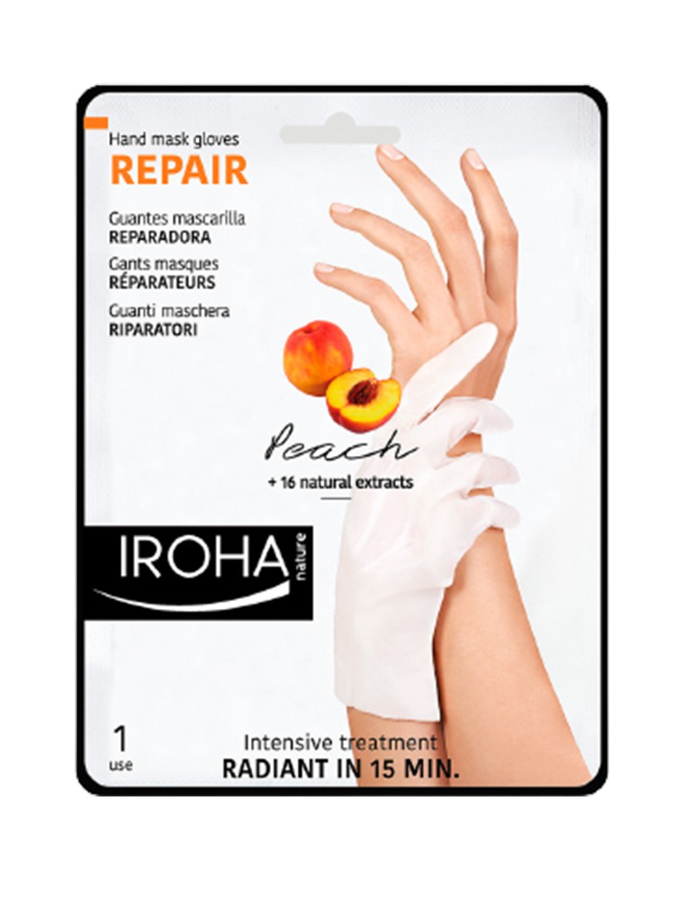 Image principale de la modale pour Masque Gants Mains - Réparation 1 soin - Iroha Nature