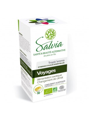 Image de Tropic'aroma Bio - Voyages 90 capsules d'huiles essentielles - Salvia depuis Commandez les produits Salvia à l'herboristerie Louis